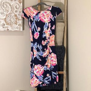 MAKE ME AN OFFER! Lilly Pulitzer stretch side gathered cotton dress. Size XS